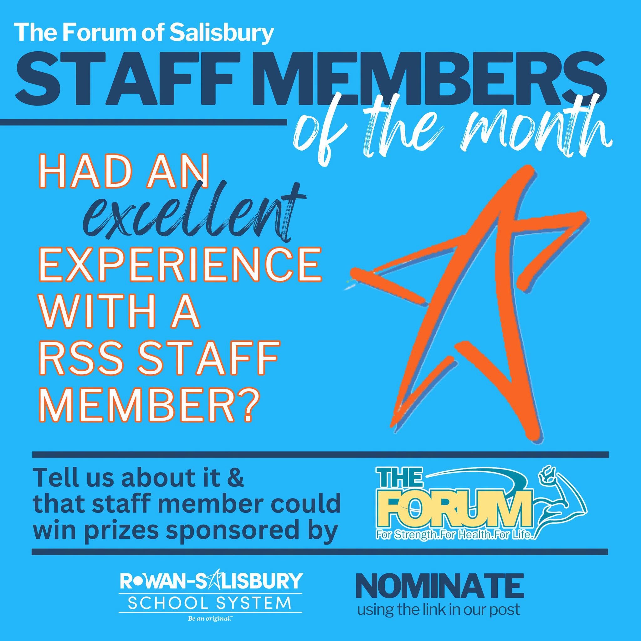 Nominate an Amazing RSS Staff Member!