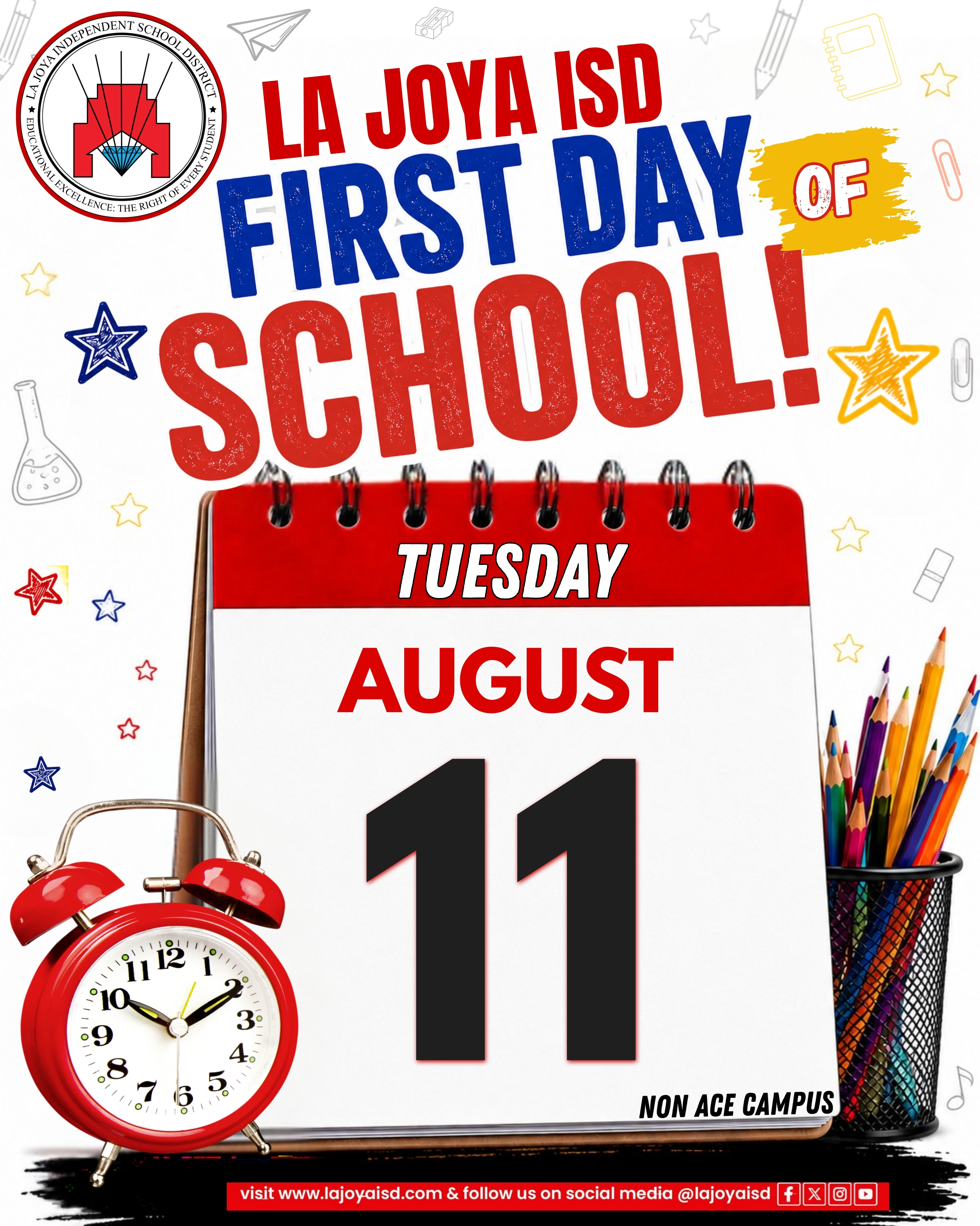 🎒✨ Welcome back, La Joya ISD!