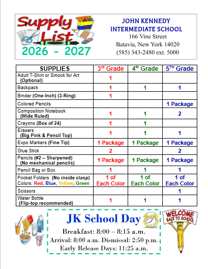 Supply List