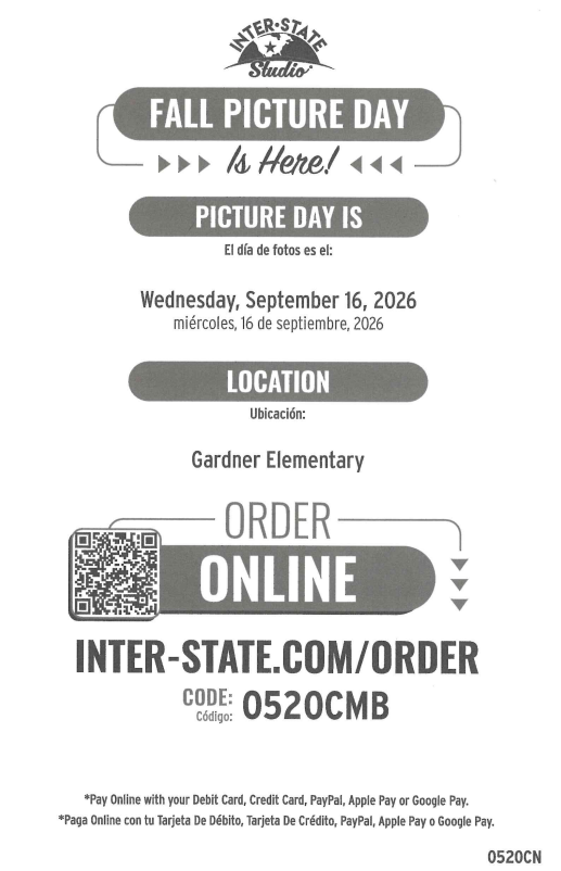 Picture day info