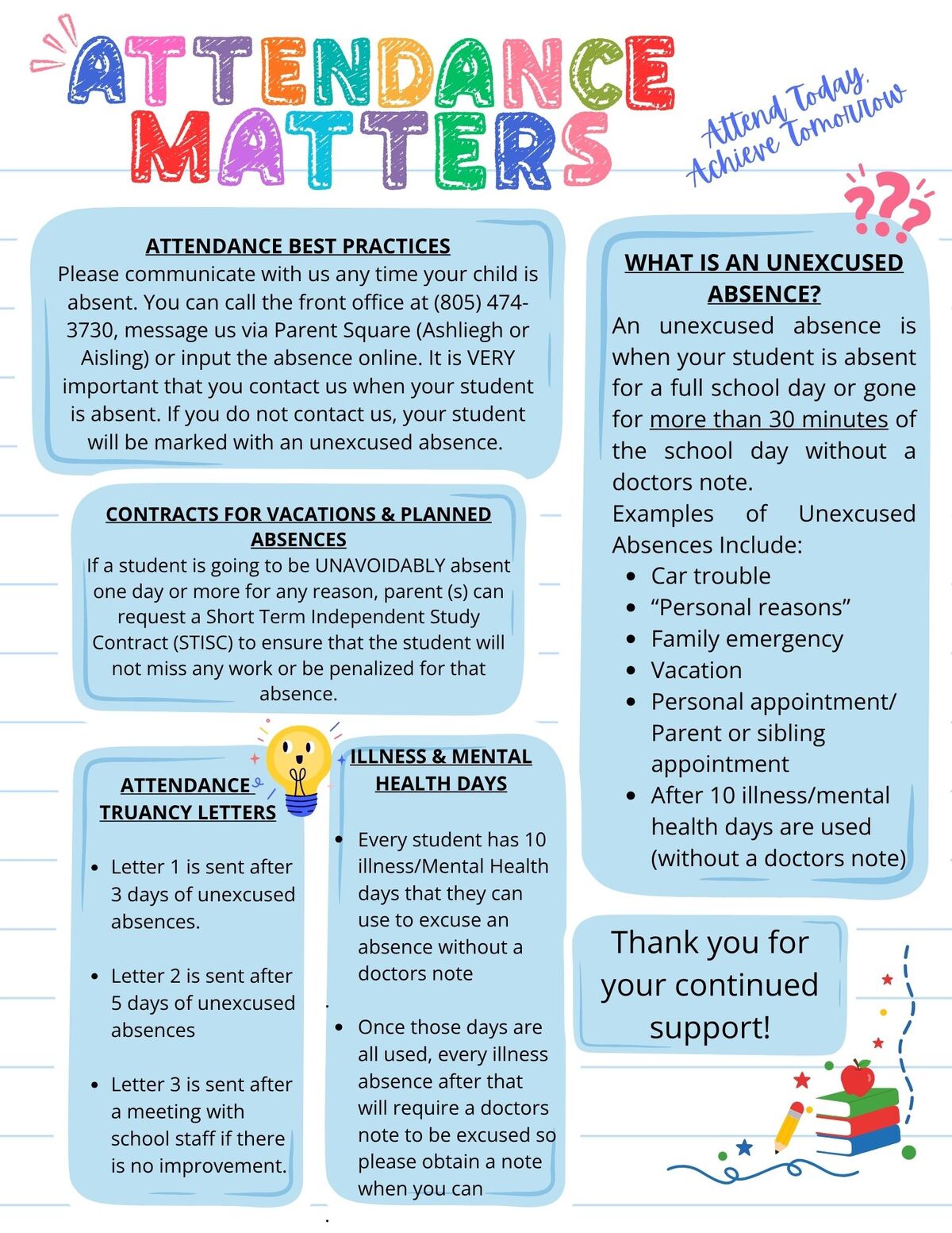 attendance matters