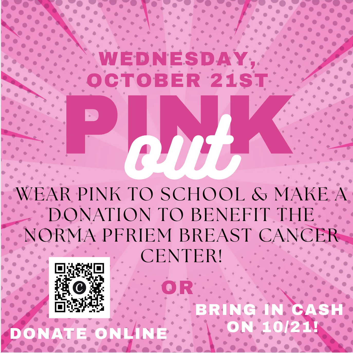 HKMS Pink Out Day is TOMORROW!!!!