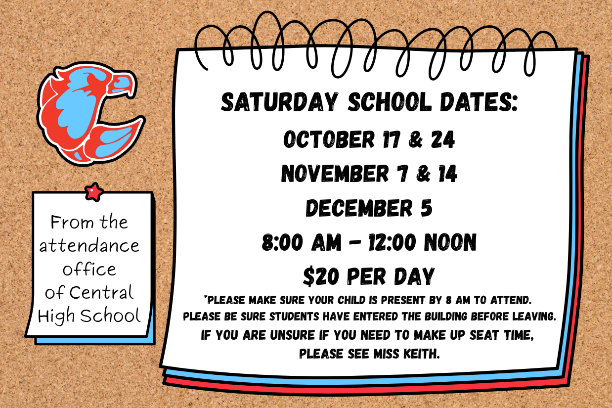 Saturday School Information
