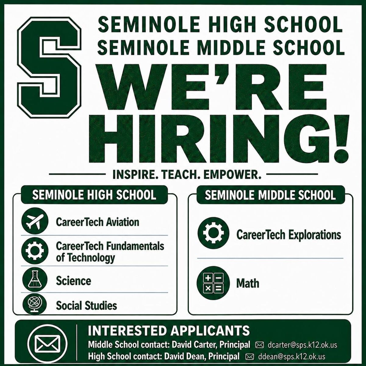 WE'RE HIRING
