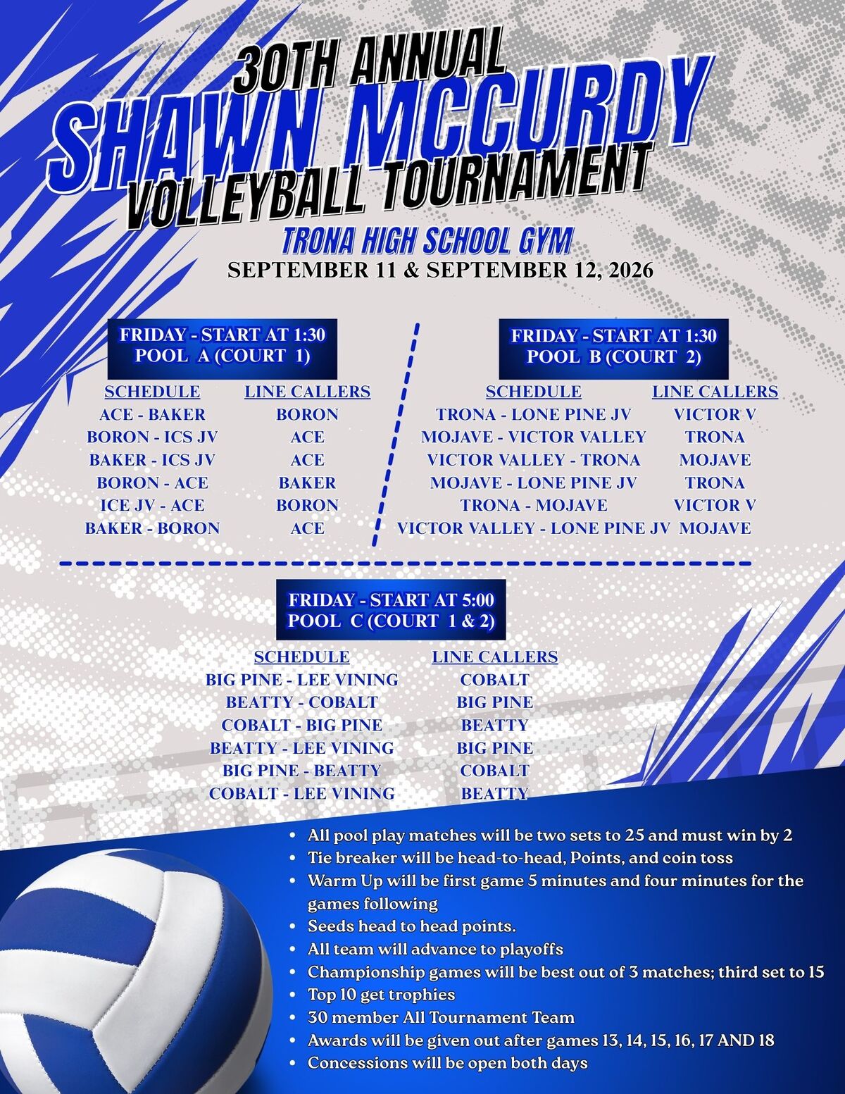 Shawn McCurdy Volleyball Tournament