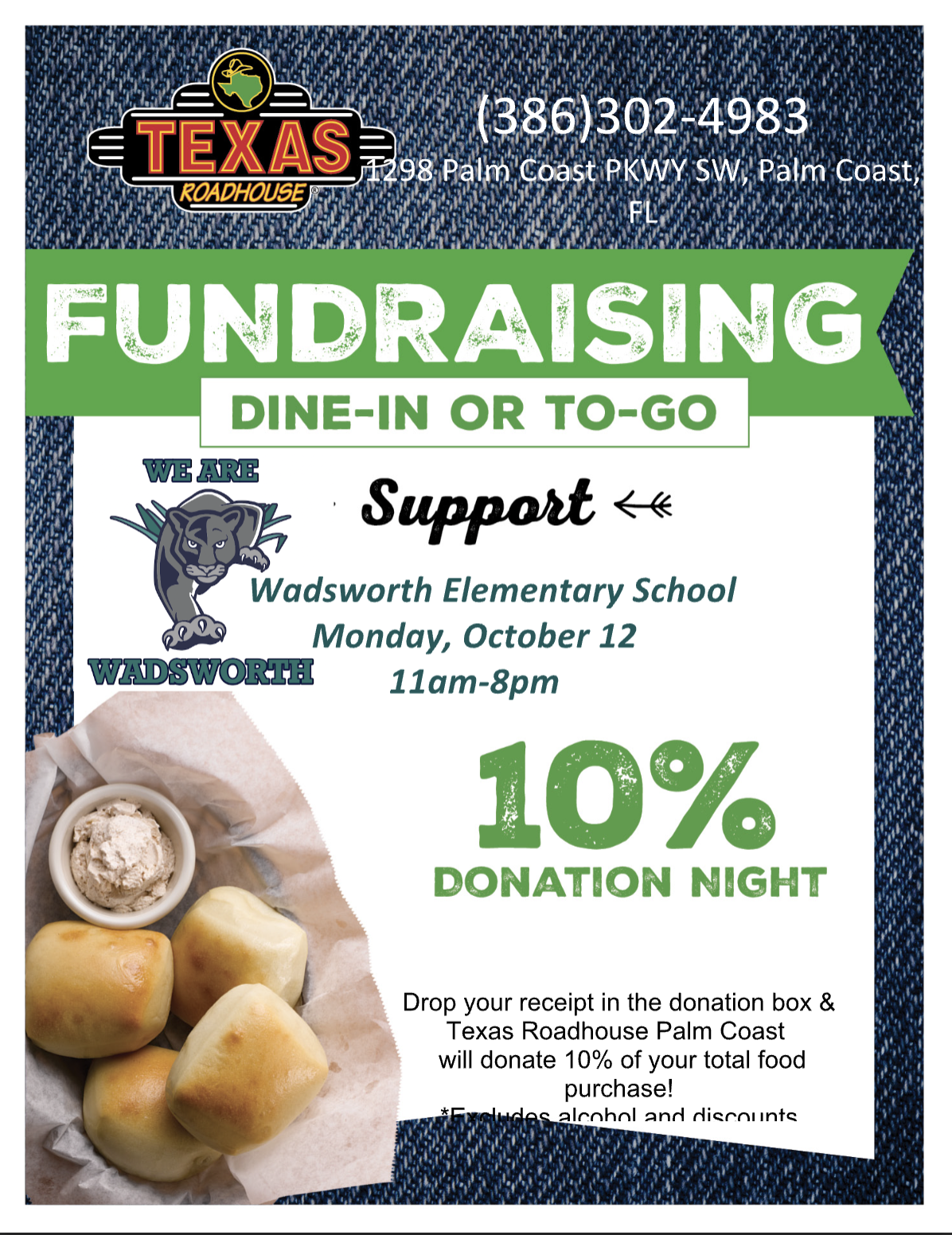 Skip the dishes and support Wadsworth Elementary! 🥩