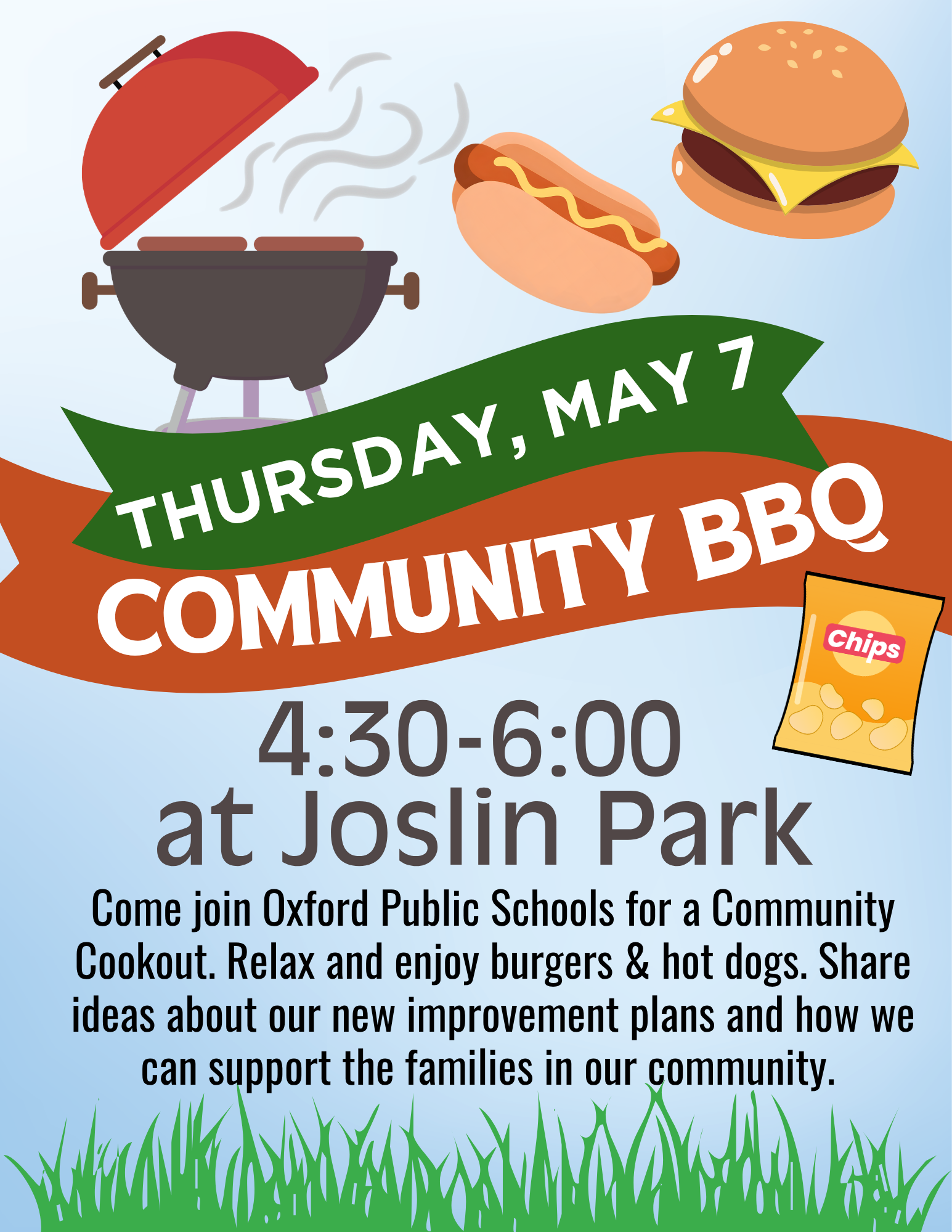 OXPS Community BBQ Information