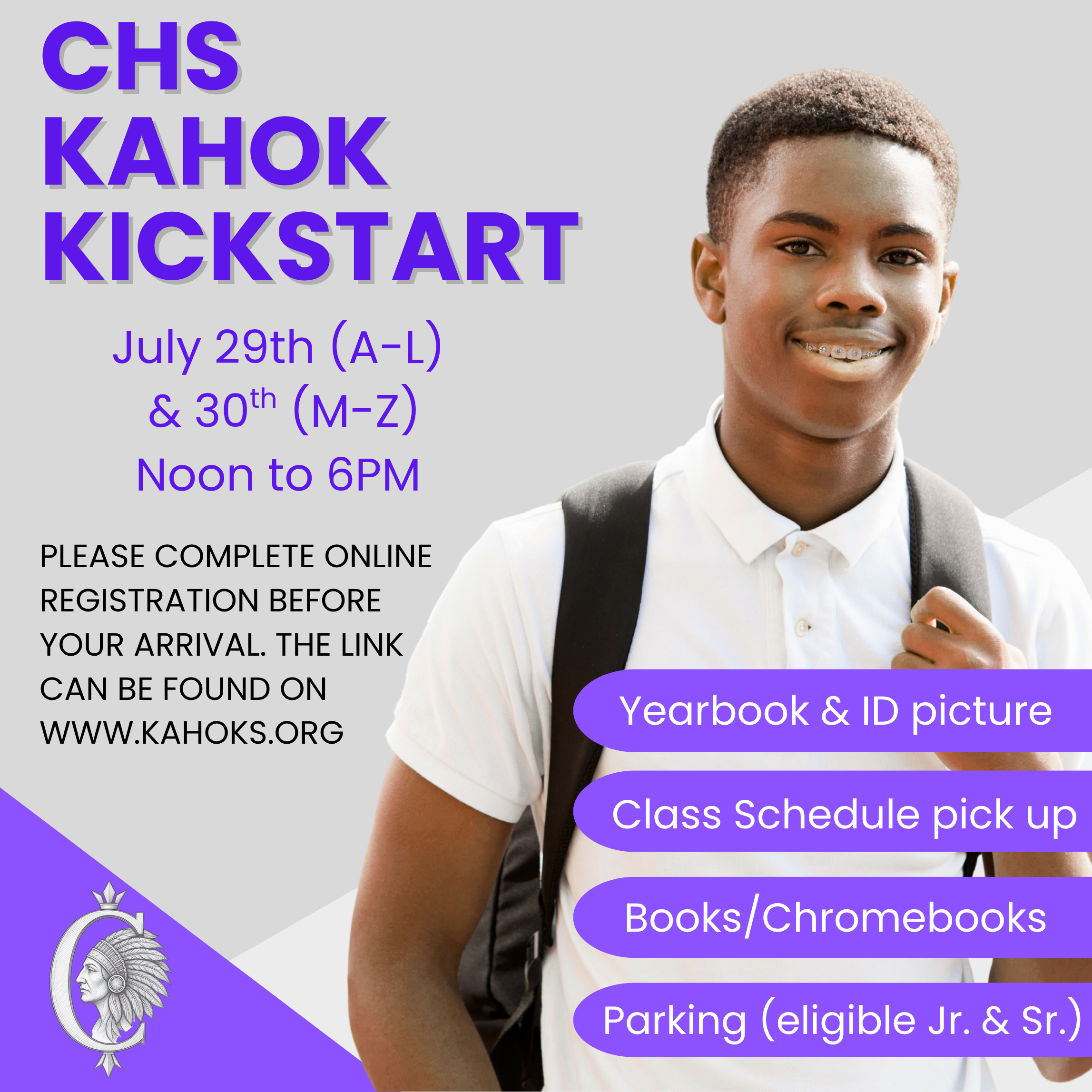 CHS Registration & Kickstart