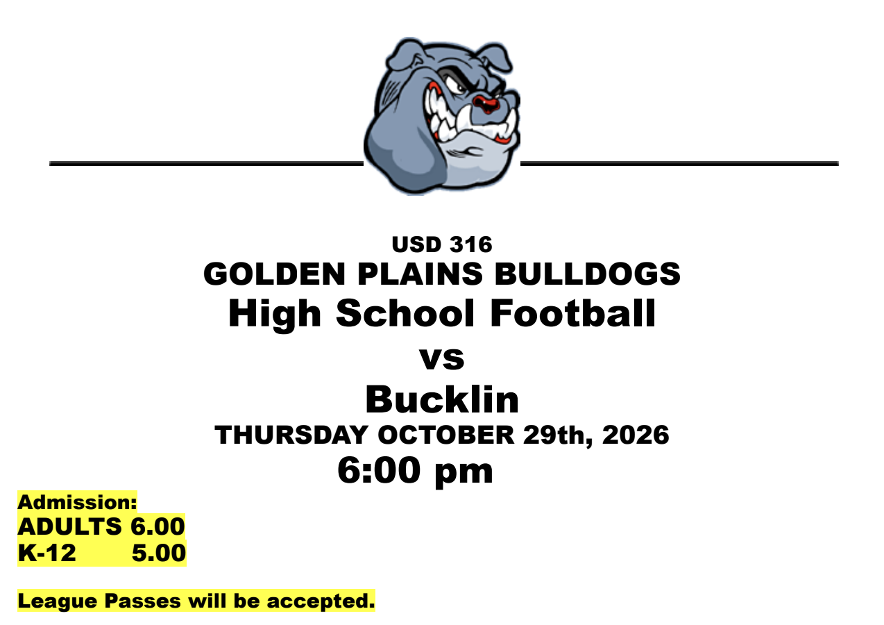 HS Football 10/29/26 