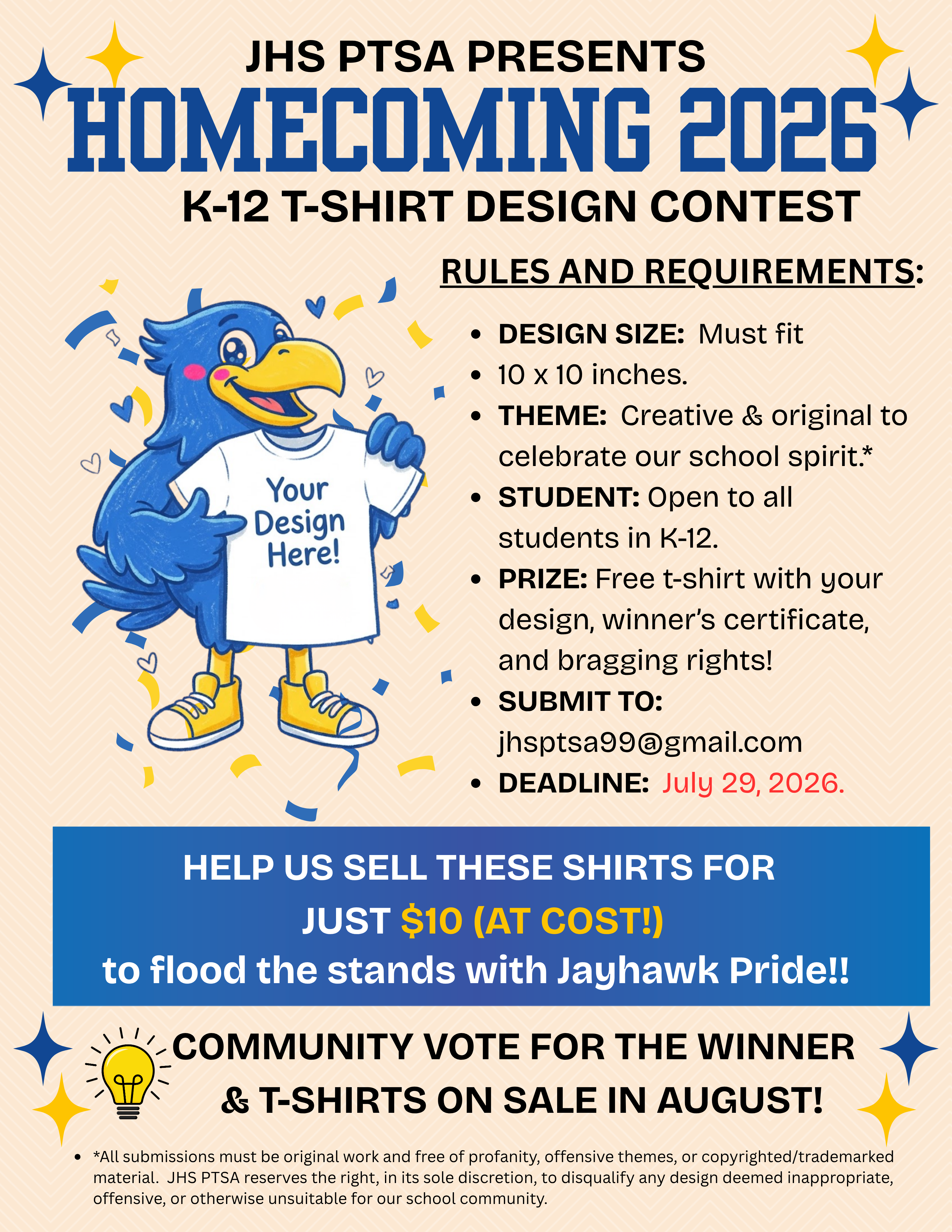  Contest Alert: Design Our 2026 Homecoming T-Shirt!