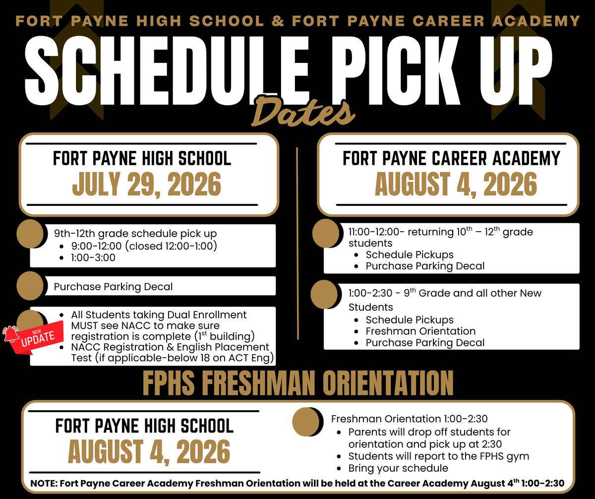 Schedule Pick Ups and Northeast Dual Enrollment Information
