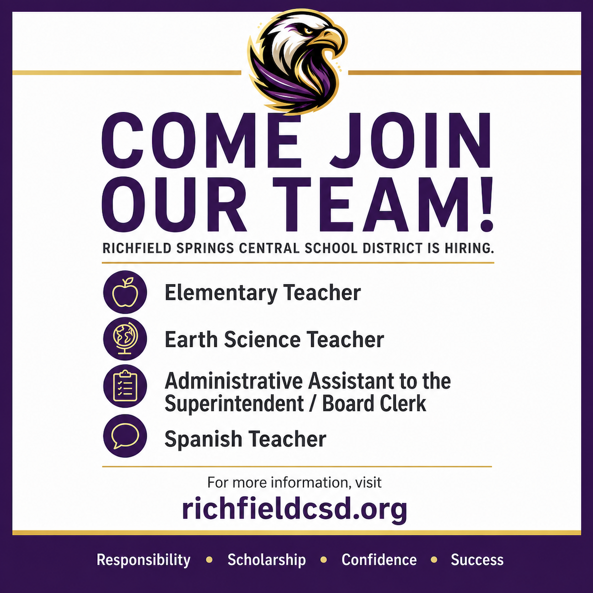 RSCS is Hiring!
