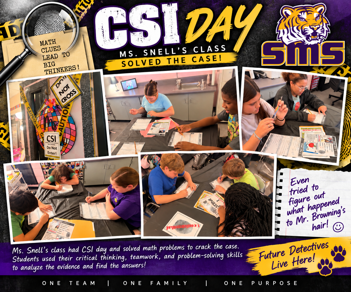 Ms. Snell's Class Cracks the Case!