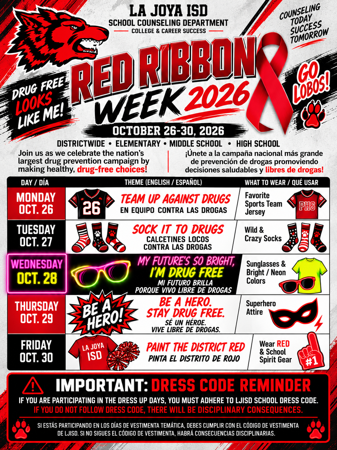 PHS Red Ribbon Week 2026!