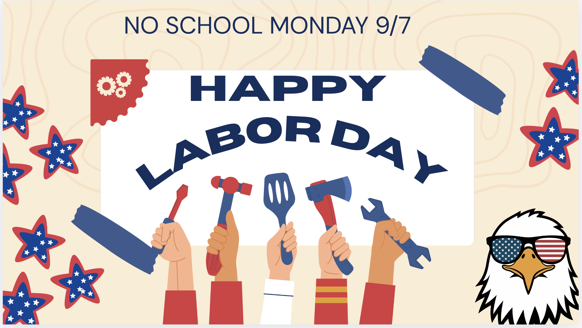 Hansen Elementary School: No School Monday (9/7) - Labor Day