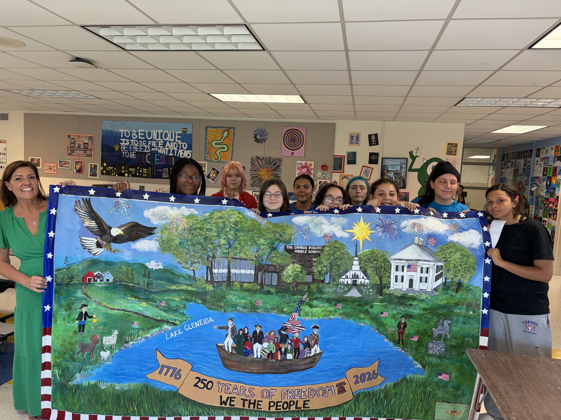 History in a Mural 