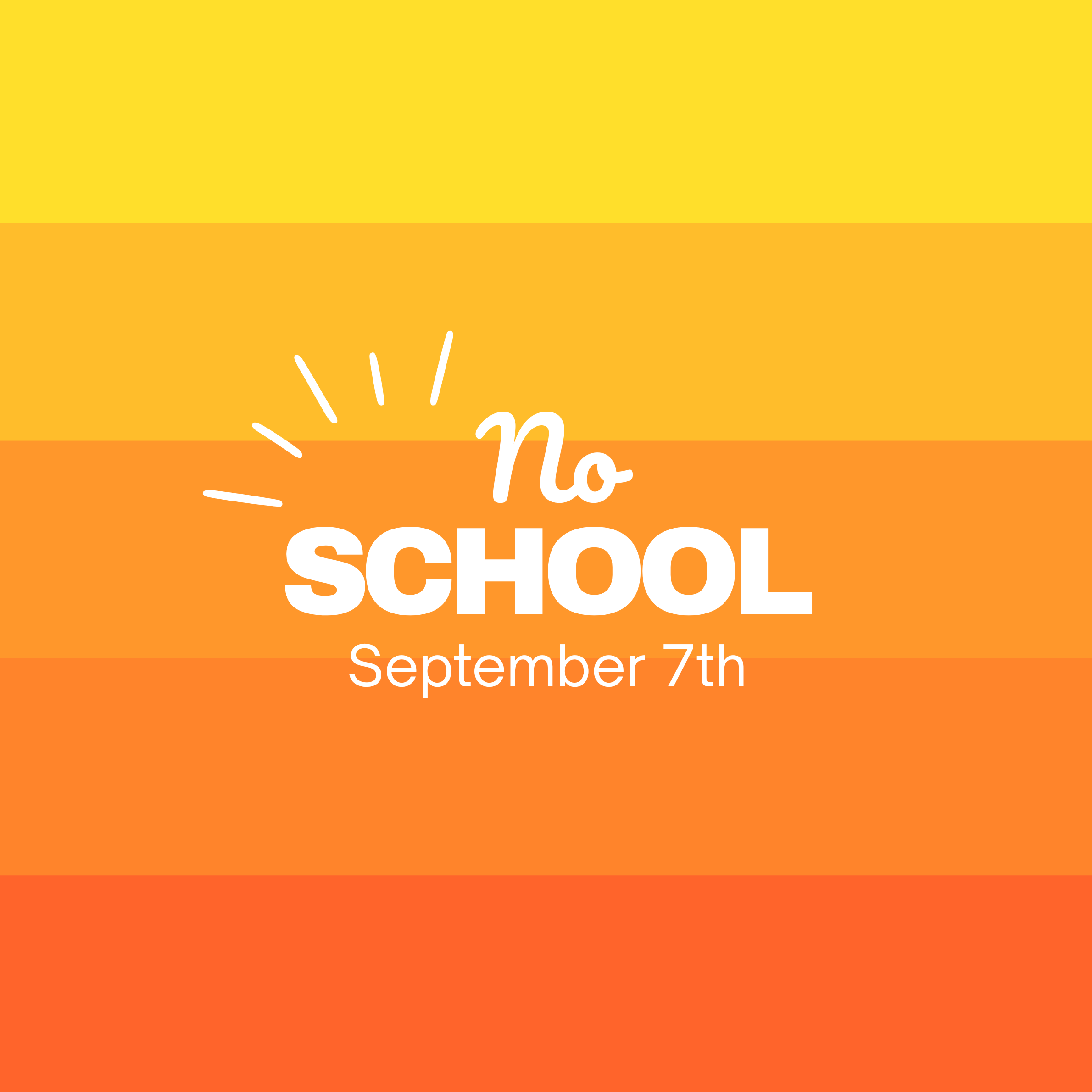 No School 9/7