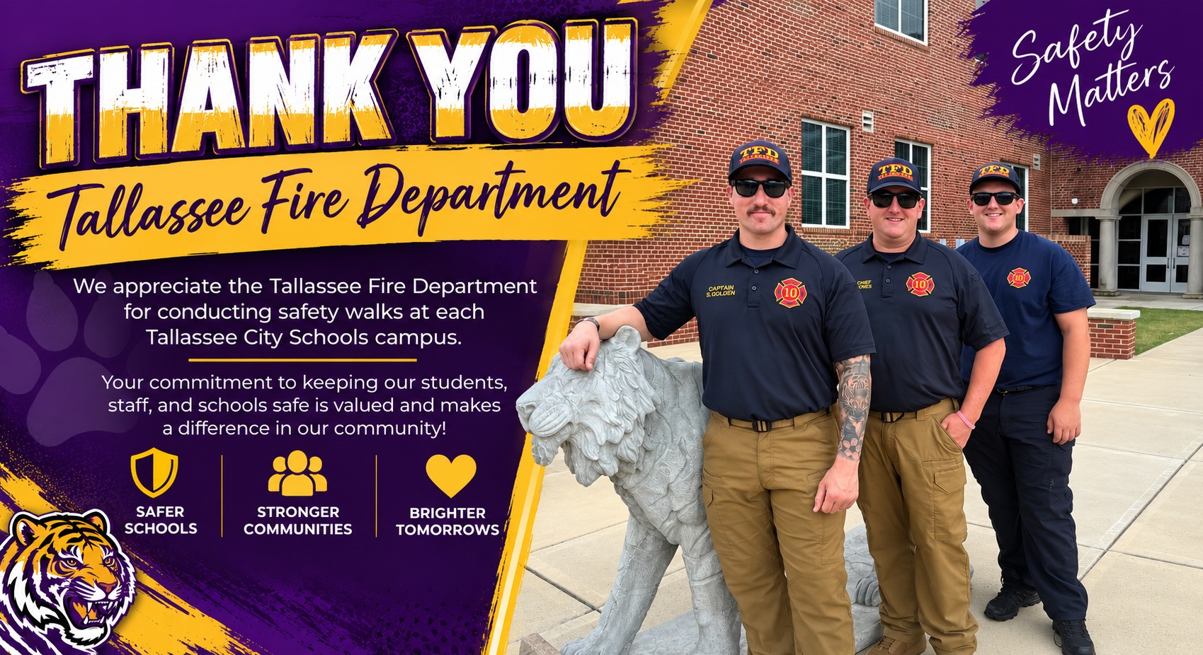 Thank You to the Tallassee Fire Department!