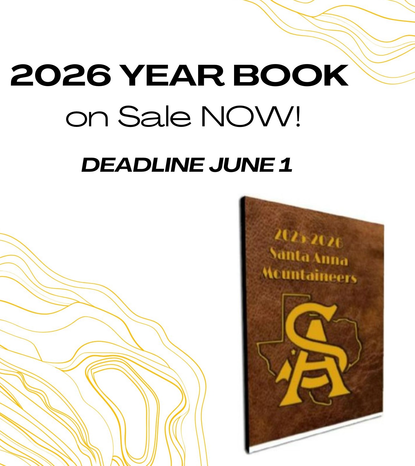 REMINDER! 2026 Yearbooks on Sale Now