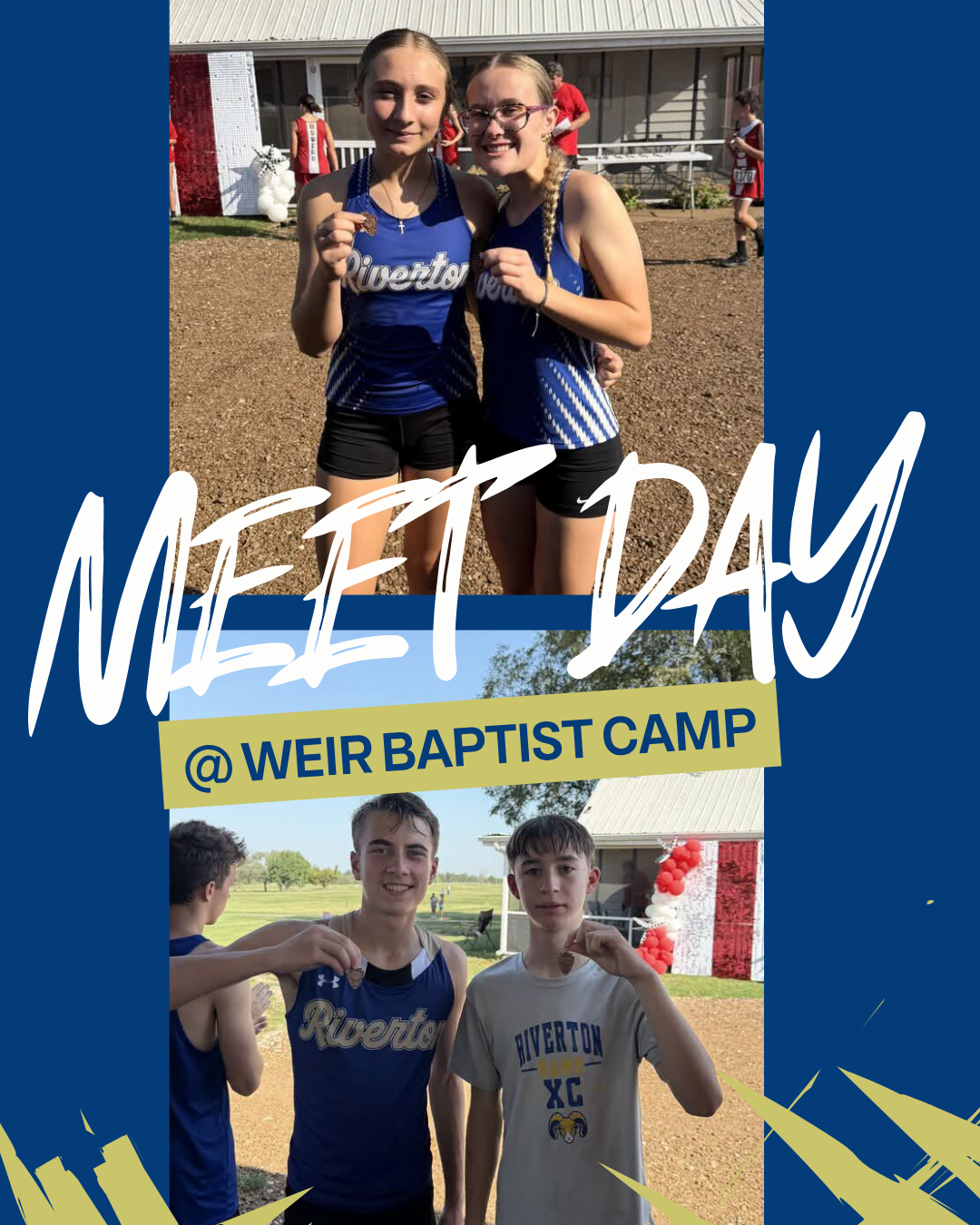 TODAY Cross Country Meet @ Weir Baptist Camp