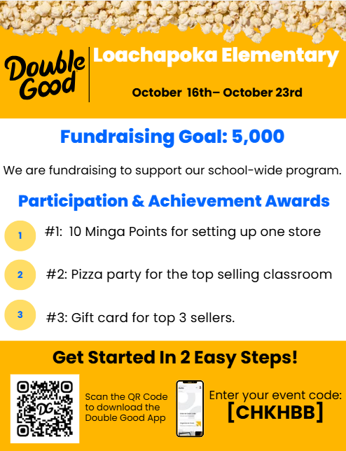 School Fundraiser "Double Good"