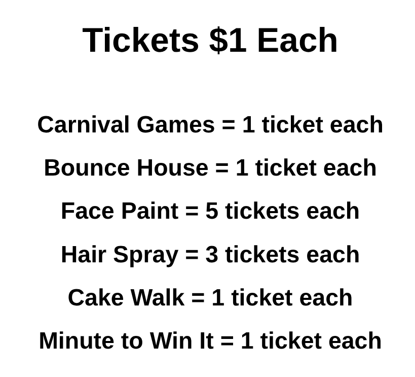 Spirit Night Tickets on Sale at the Back Gate today and tomorrow!!