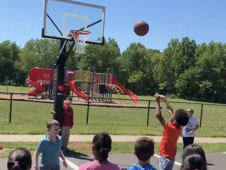 Student's voice and community donation bring basketball hoops to Grandview
