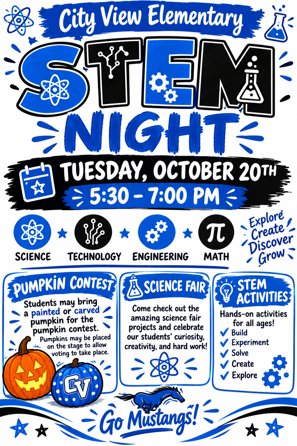 🔬🎃 STEM NIGHT & SCIENCE FAIR AT CITY VIEW ELEMENTARY! 🧪🚀