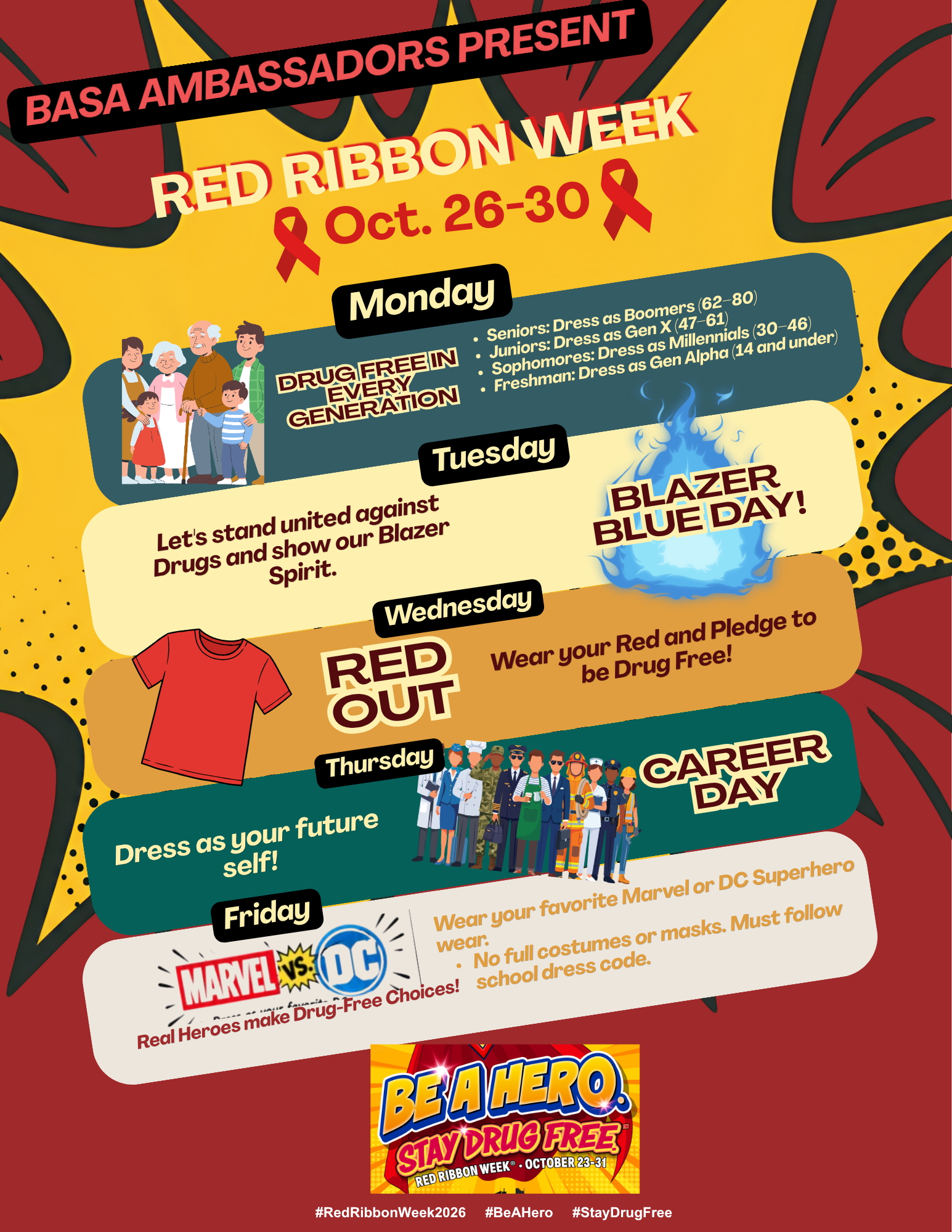 Red Ribbon Week Oct. 26-30