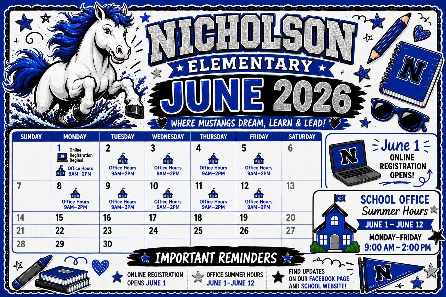 June 2026 Calender 