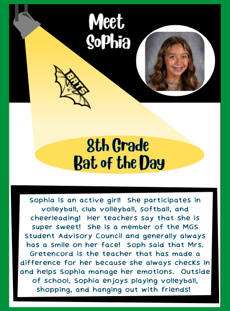 8th Grade Bat of the Day