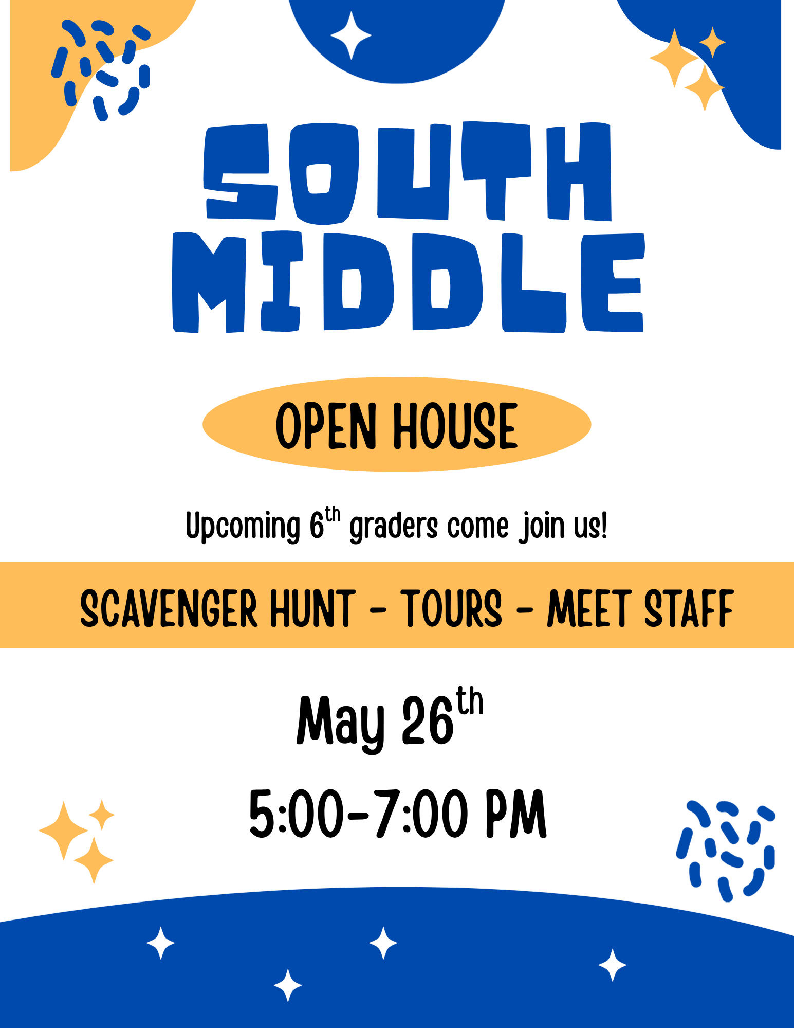 🎉 Calling all future 6th graders! 🎉