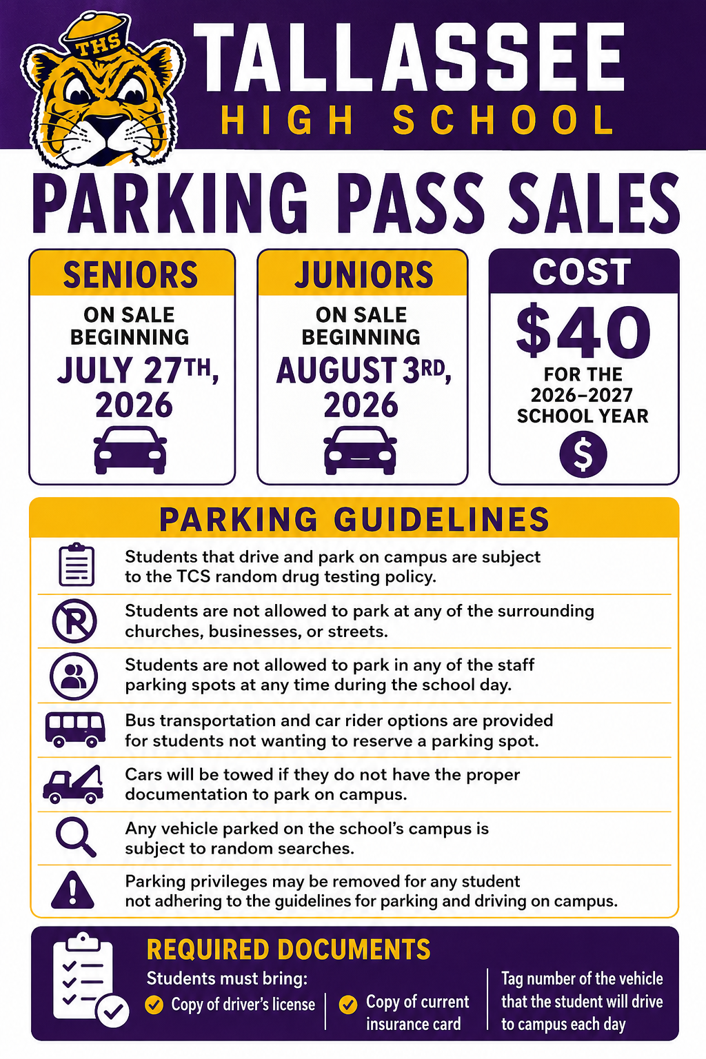 Parking Pass Sales