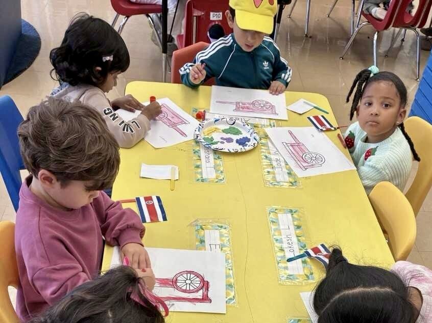 Preschoolers celebrate Hispanic Heritage Month through stories and art