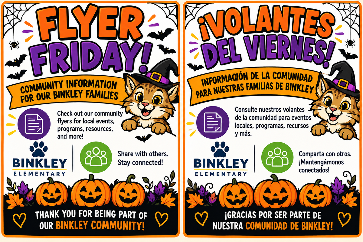 Flyer Friday-Open to see all that's happening