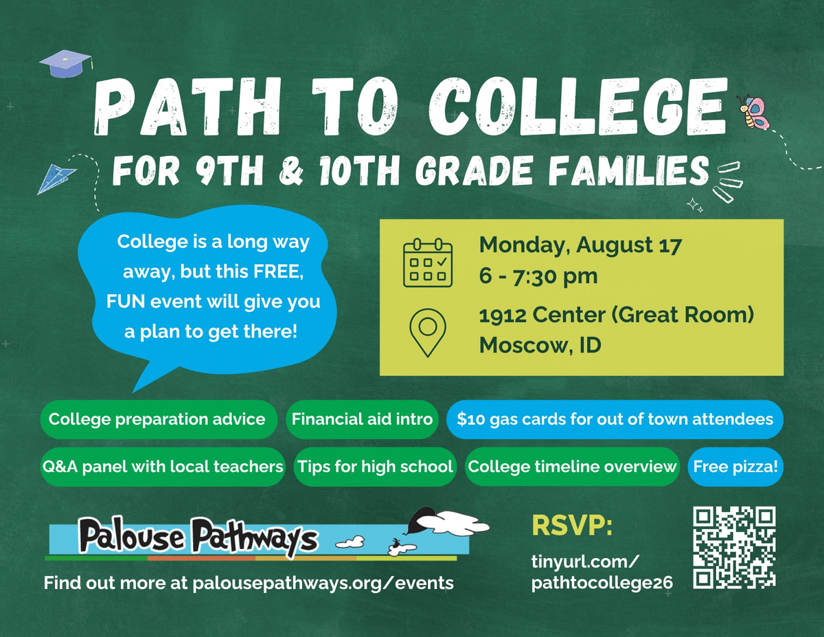 Palouse Pathways Event for 9th and 10th graders