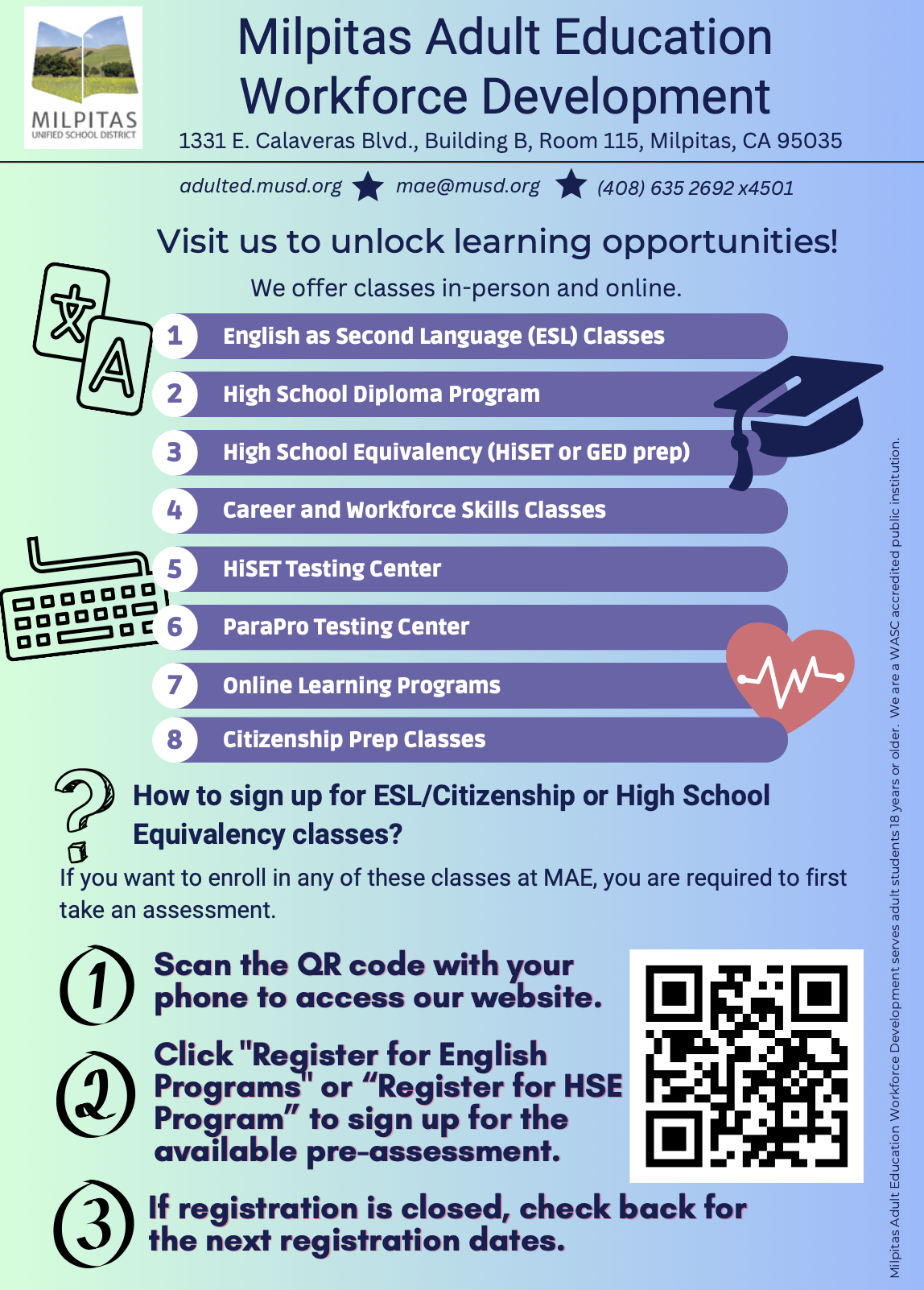 Discover Your Next Chapter at MUSD Adult Education!