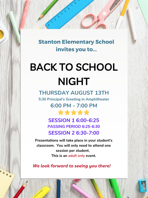 Back to School Night
