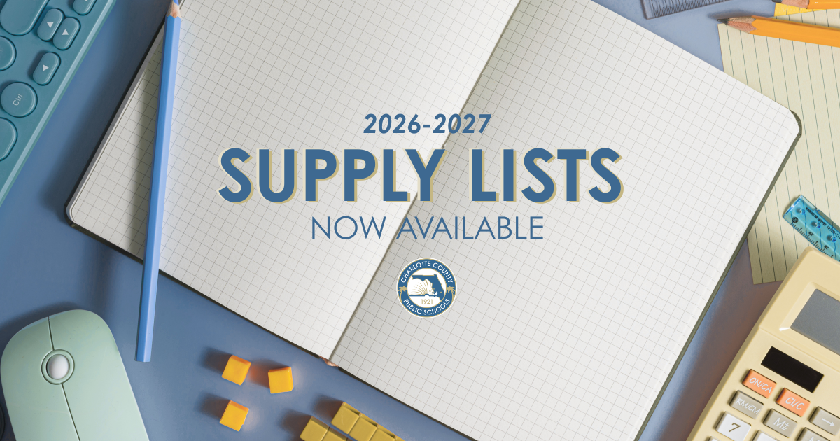 School Supply Lists - Now Available!