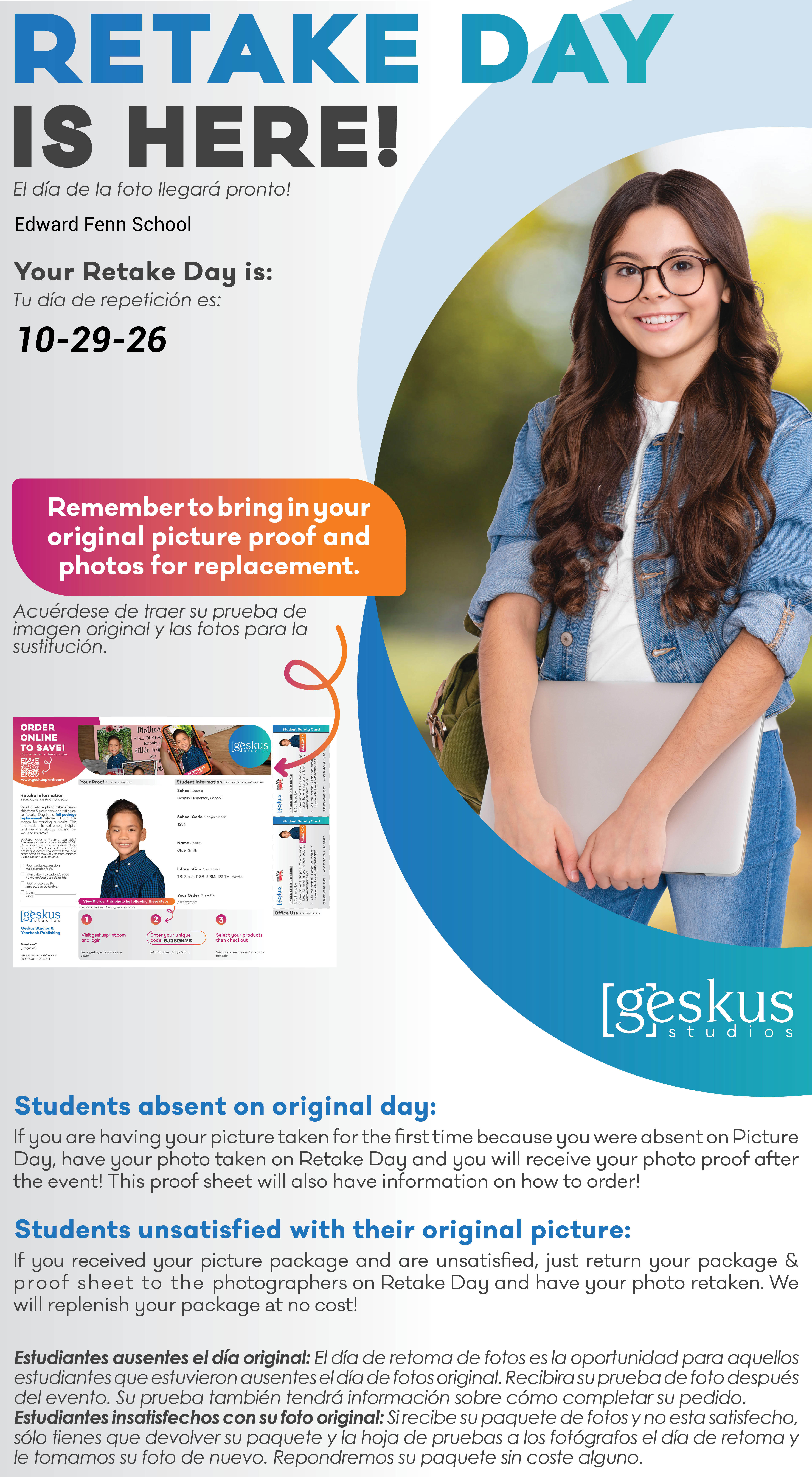 Picture Retakes - Thursday!