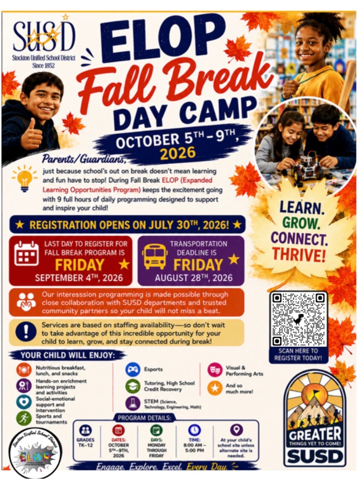 ELOP Fall Break