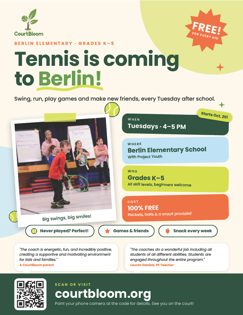 Tennis is open to Milan and Dummer students!