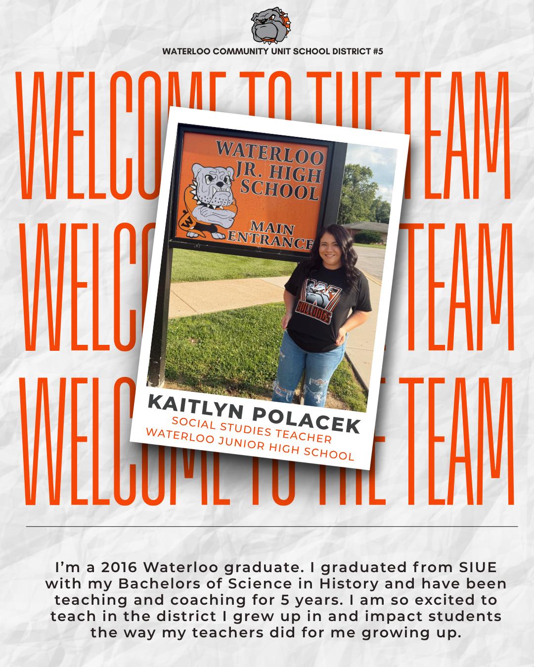 Welcome Back, Kaitlyn Polacek!