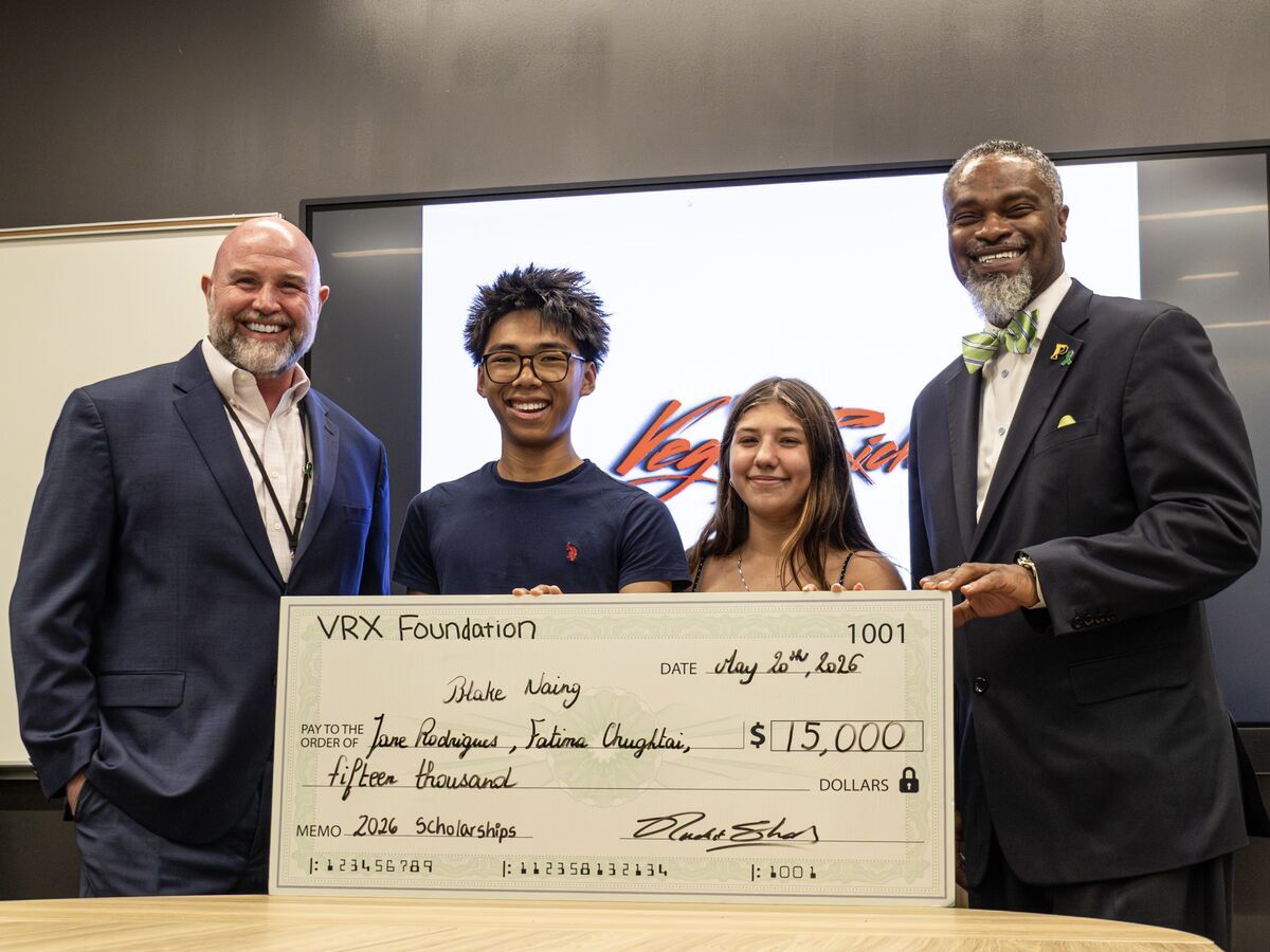 3 seniors chosen for $5,000 scholarships from VRX Foundation