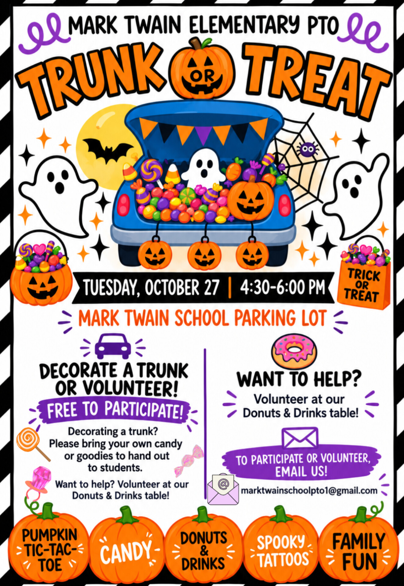 Mark Twain PTO Trunk or Treat