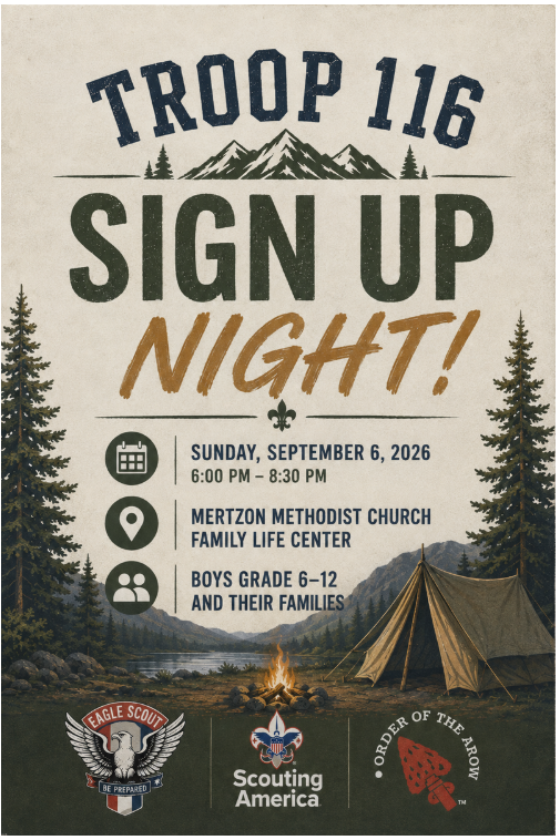Troop 116 Sign Up