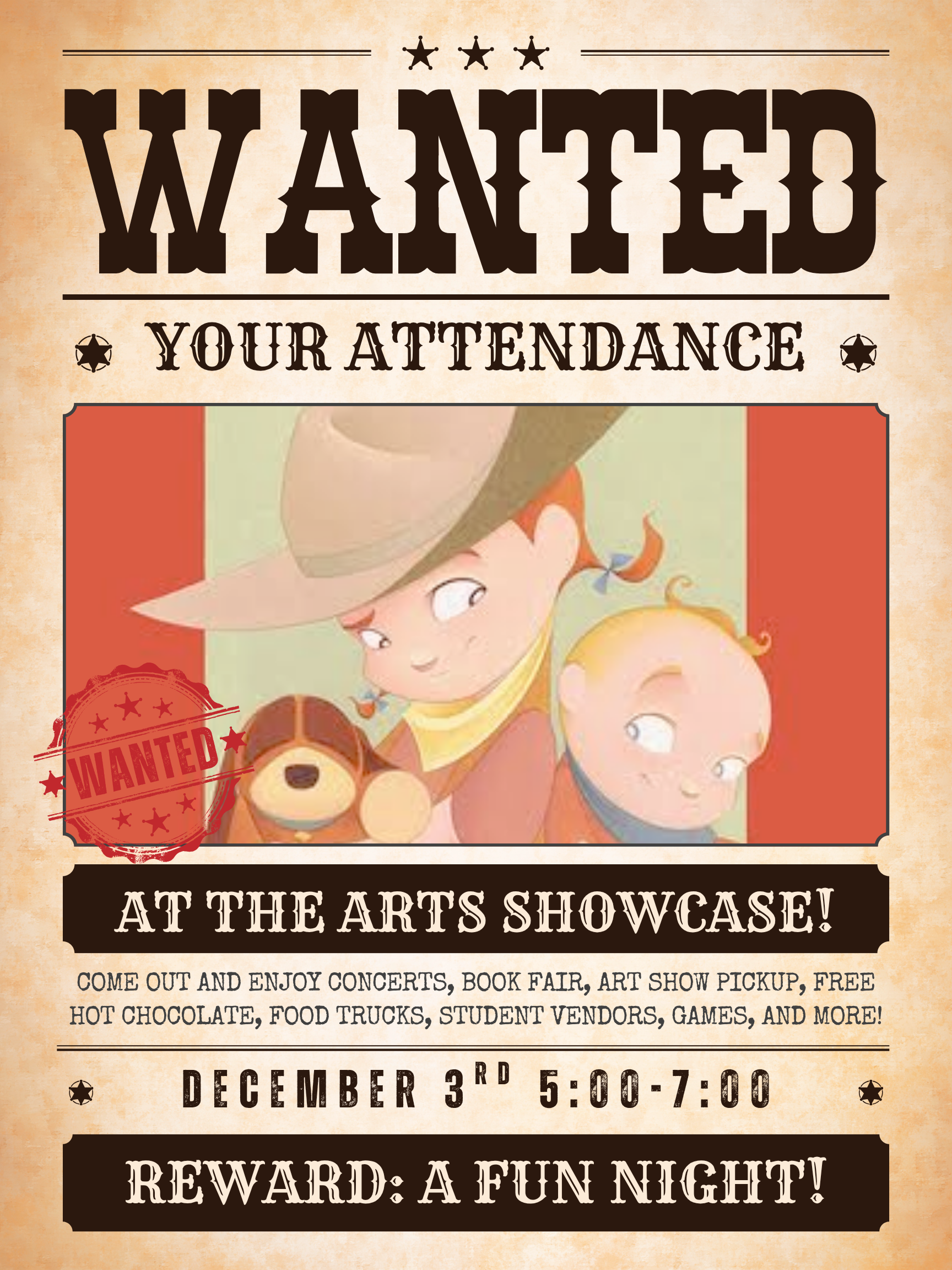 Arts Showcase~Mark Your Calendar!!
