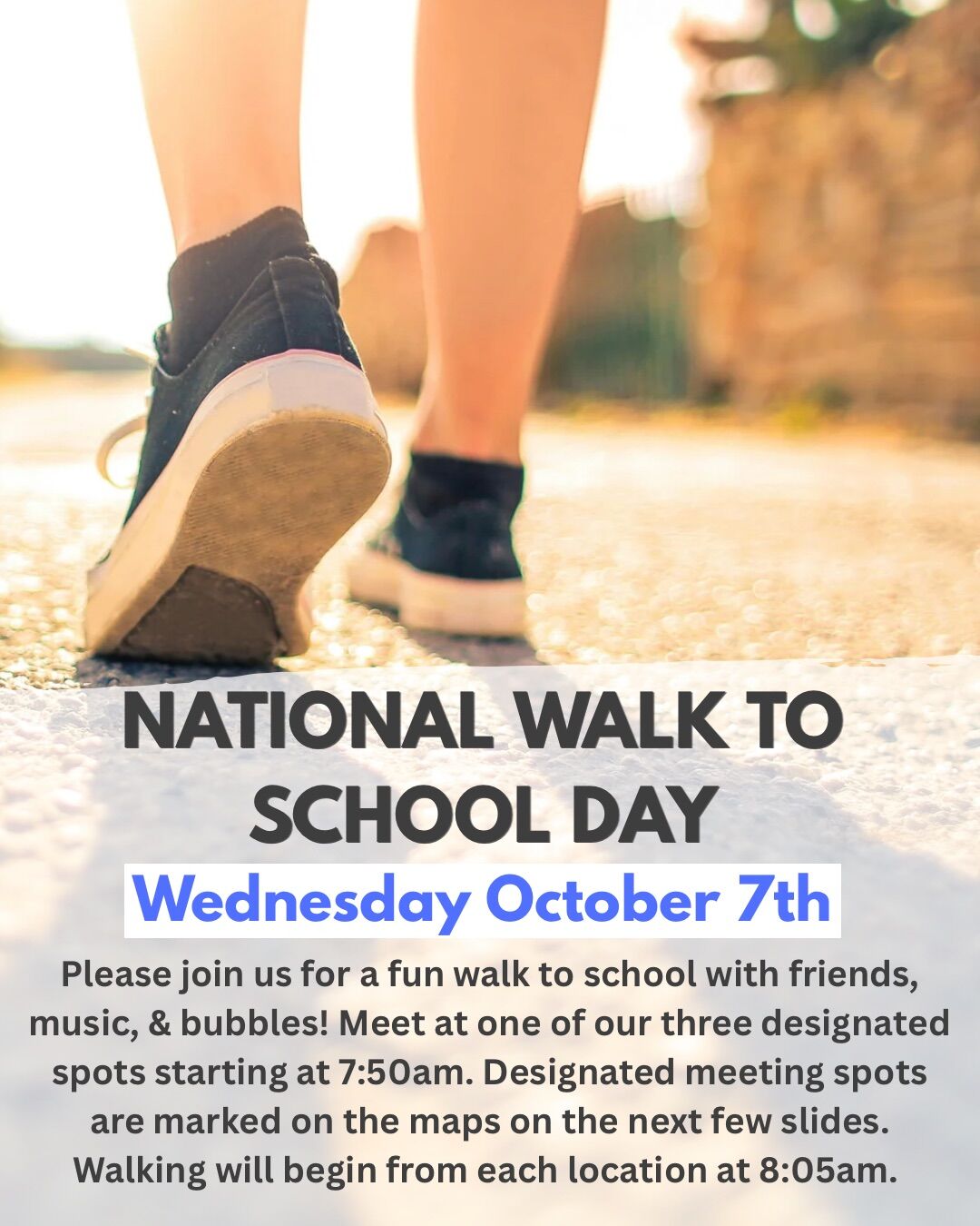 National Walk to School Day