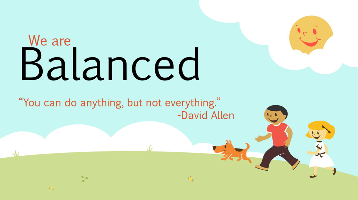 Learner Profile Focus for June: Balanced