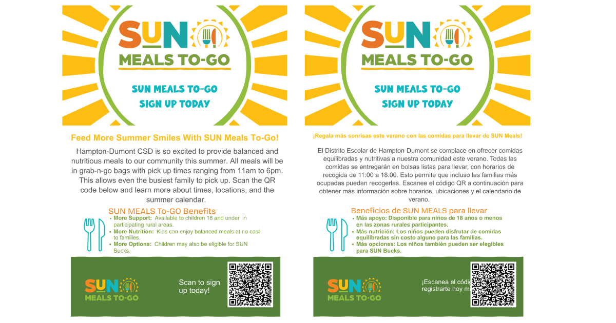Summer Food Program is Coming Soon! 